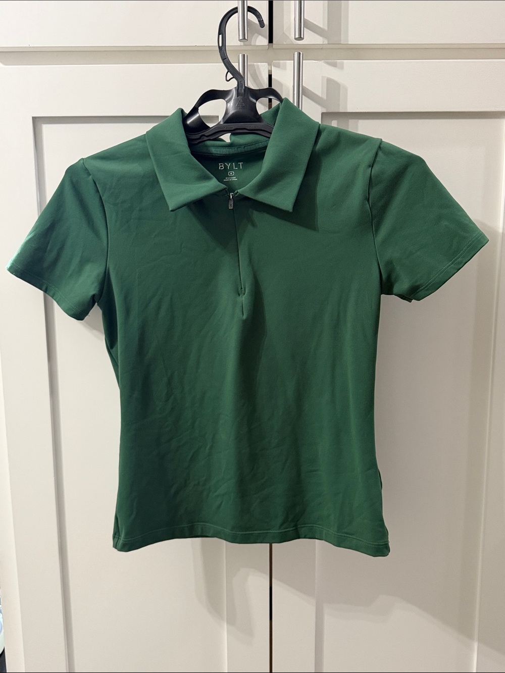 BYLT Basics Short Sleeve Polo in Fairway Green